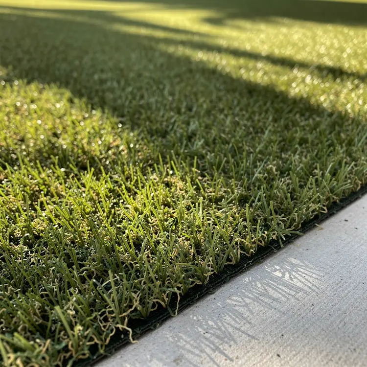 Freshly Installed Artificial Grass Turf