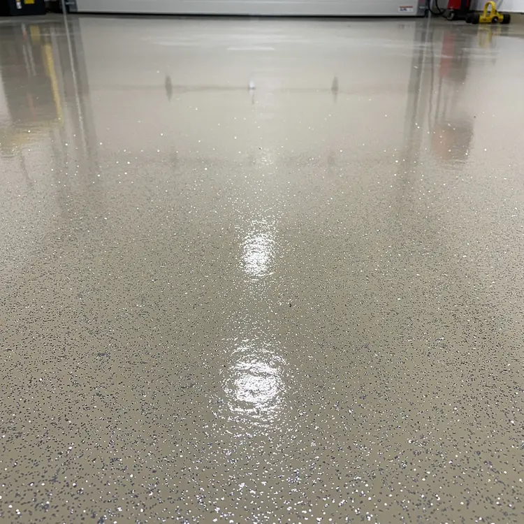 High-Gloss Epoxy Garage Floor Coating