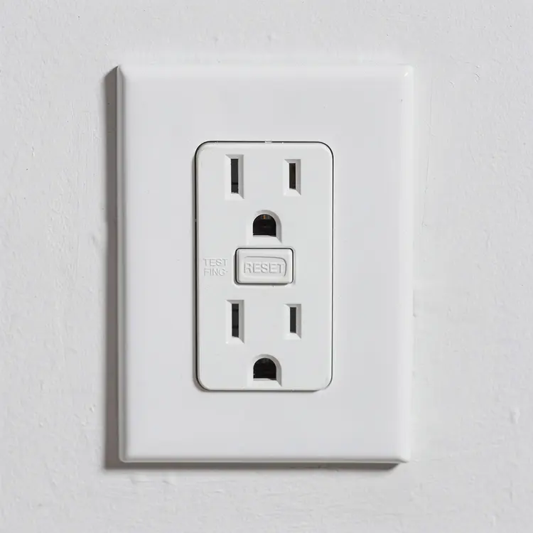 GFCI Outlet Close-Up
