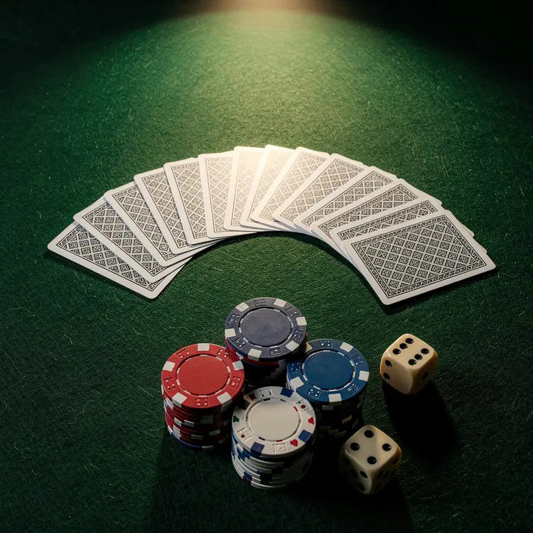 Casino Party Table Setup