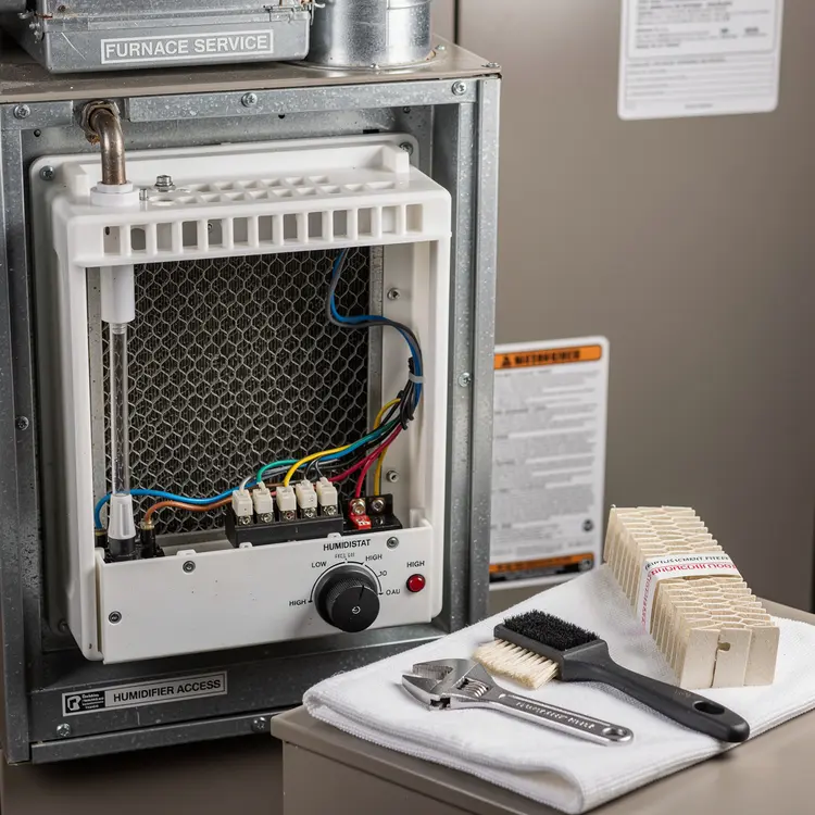 Whole-House Humidifier and Furnace Maintenance Setup