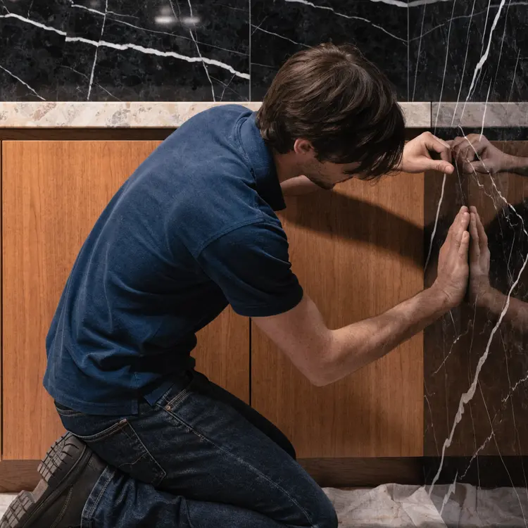 Marble Tile Installation by Contractor