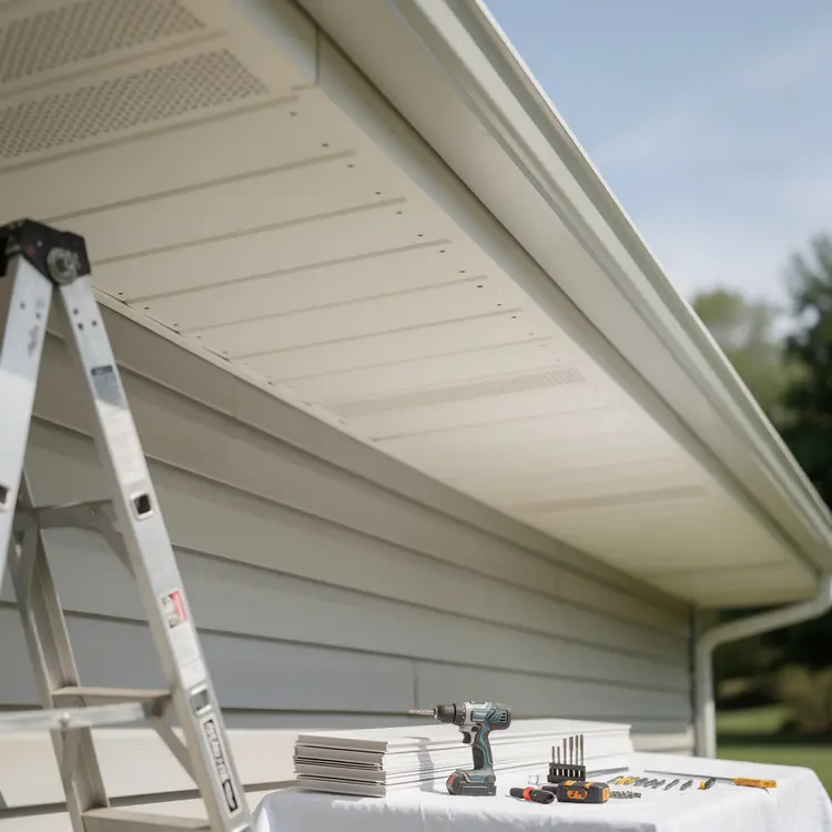 Residential Soffit & Siding Installation