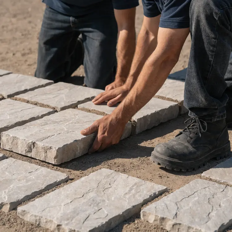 Stone Paver Installation
