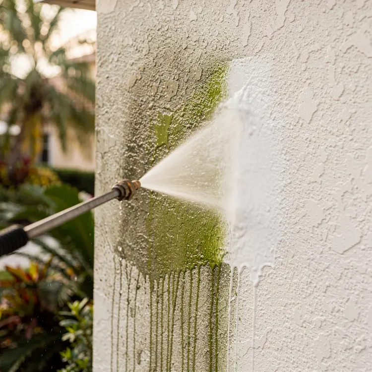 Pressure Washing Stucco Exterior