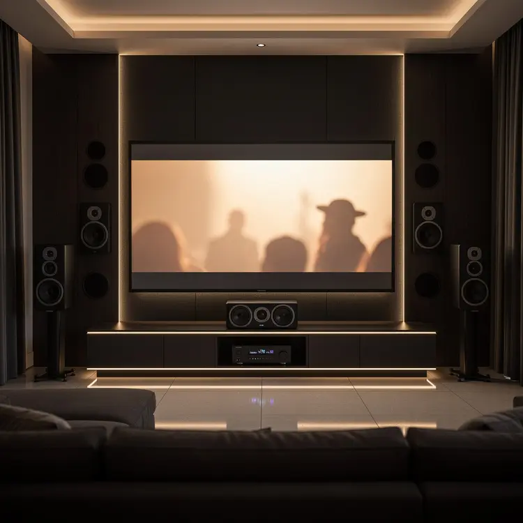 Luxury Home Theater Setup
