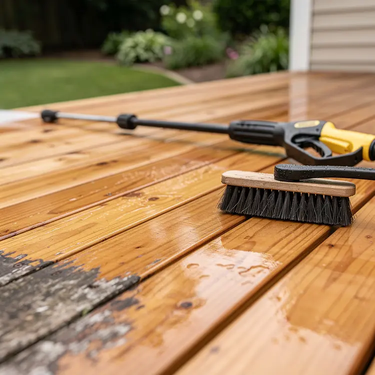 Deck Pressure Washing and Cleaning