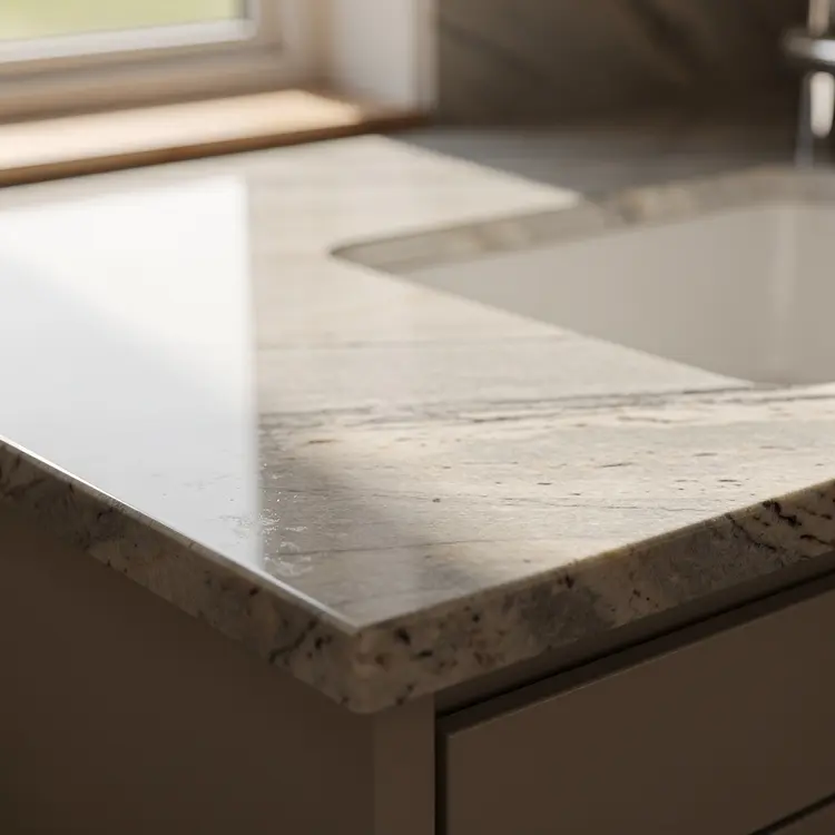 Polished Granite Kitchen Countertop
