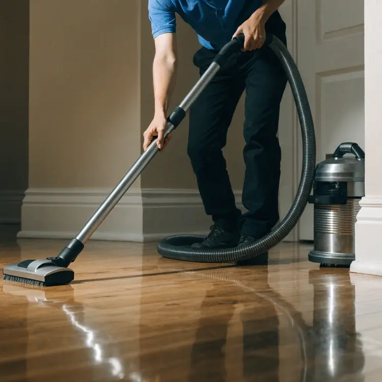 Vacuuming Hardwood Floors