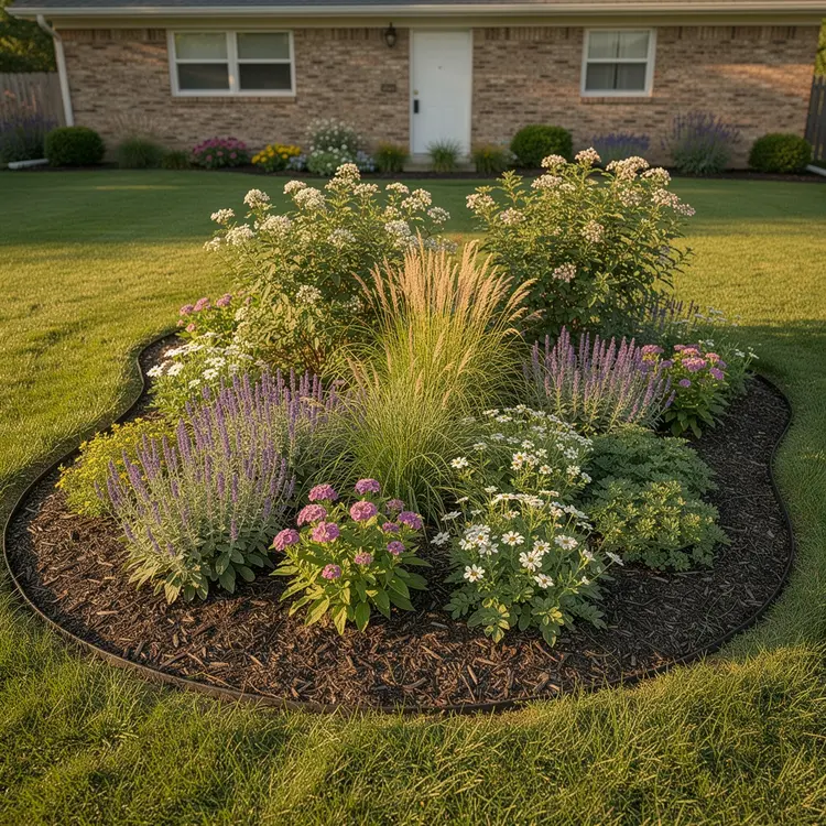 Residential Garden Bed Landscape Design