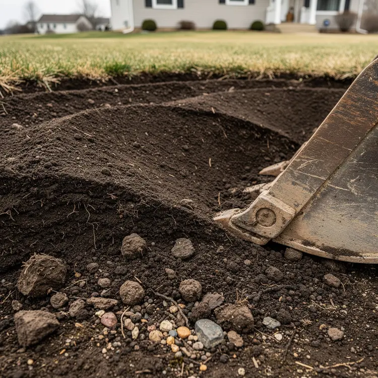 Residential Yard Excavation and Grading