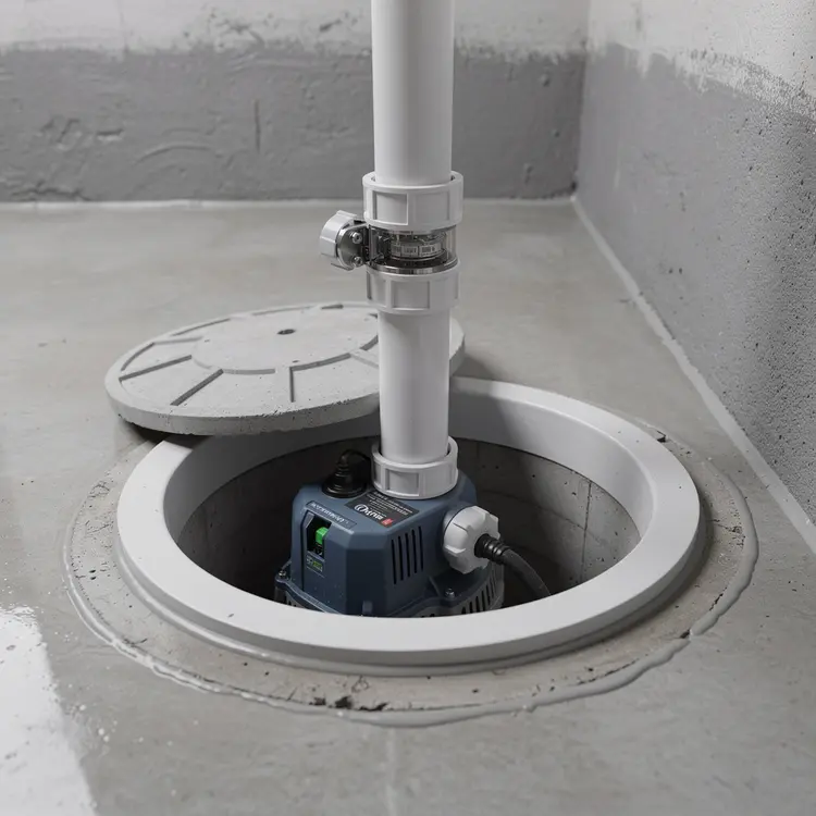 Residential Sump Pump Installation