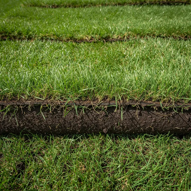 Fresh Sod Installation Close-Up