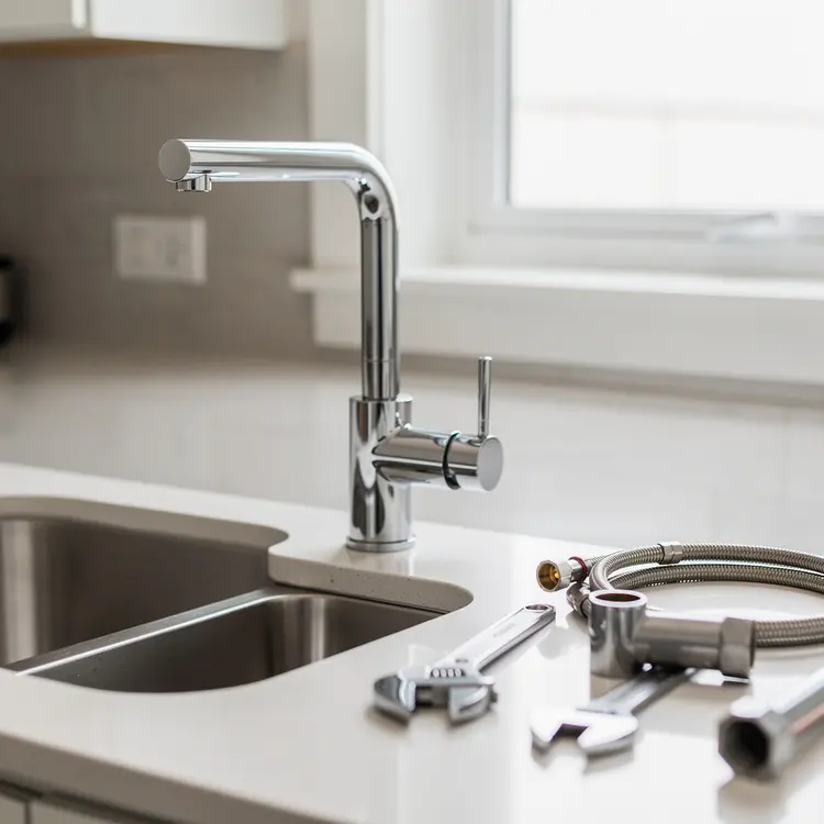 Kitchen Faucet Installation