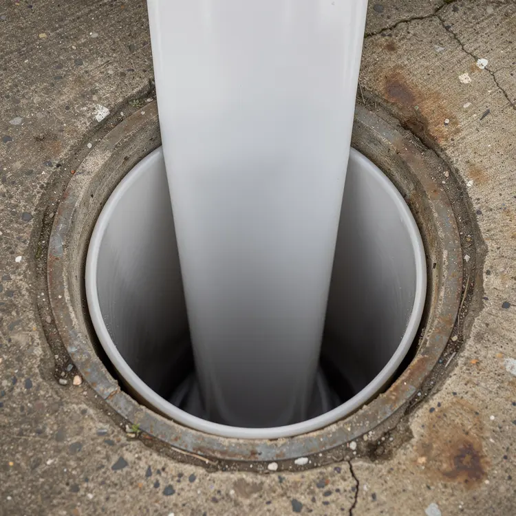 Cured-In-Place Pipe Liner in Sewer Access
