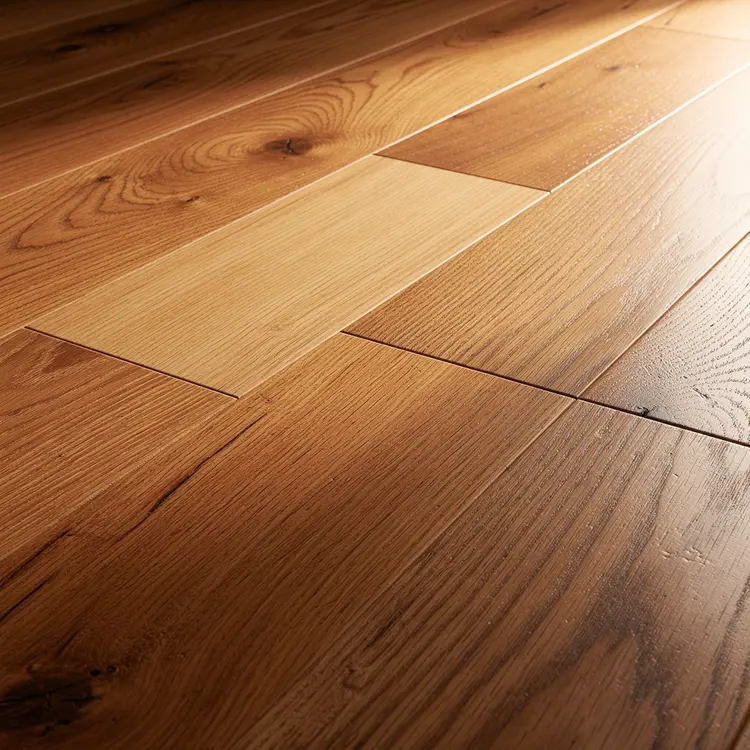 Hardwood Floor Refinishing Close-Up