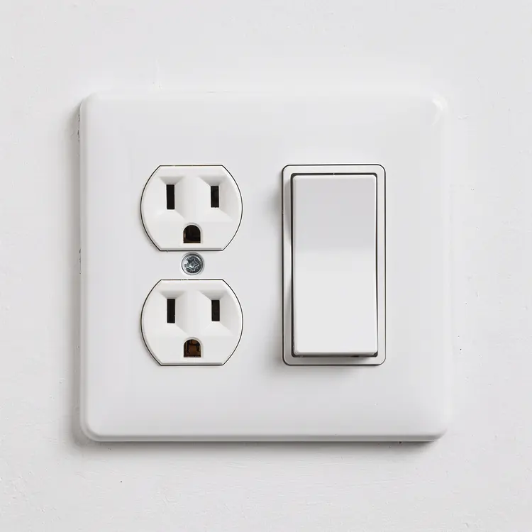 Electrical Outlet and Light Switch Combo