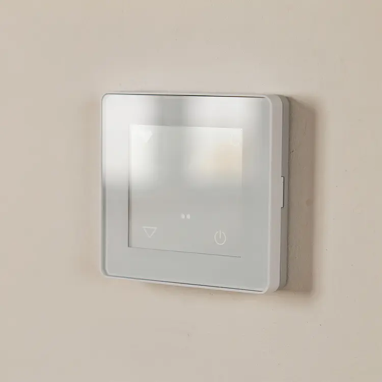Smart Programmable Thermostat on Interior Wall
