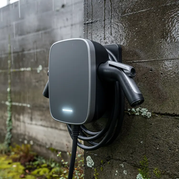 Wall-Mounted EV Charger Installation