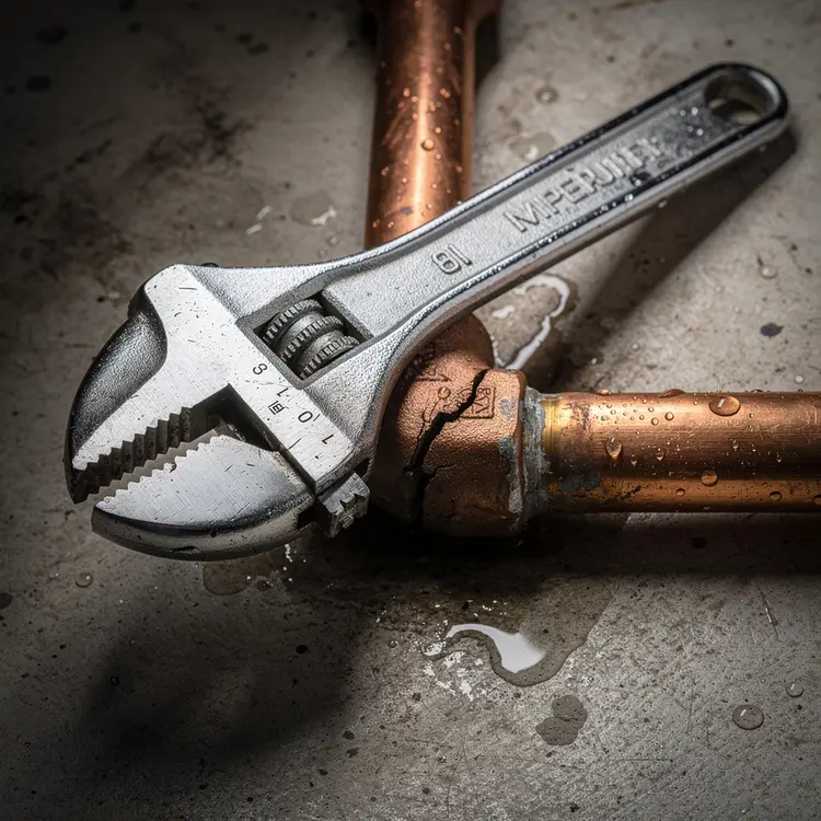 Emergency Copper Pipe Burst Repair