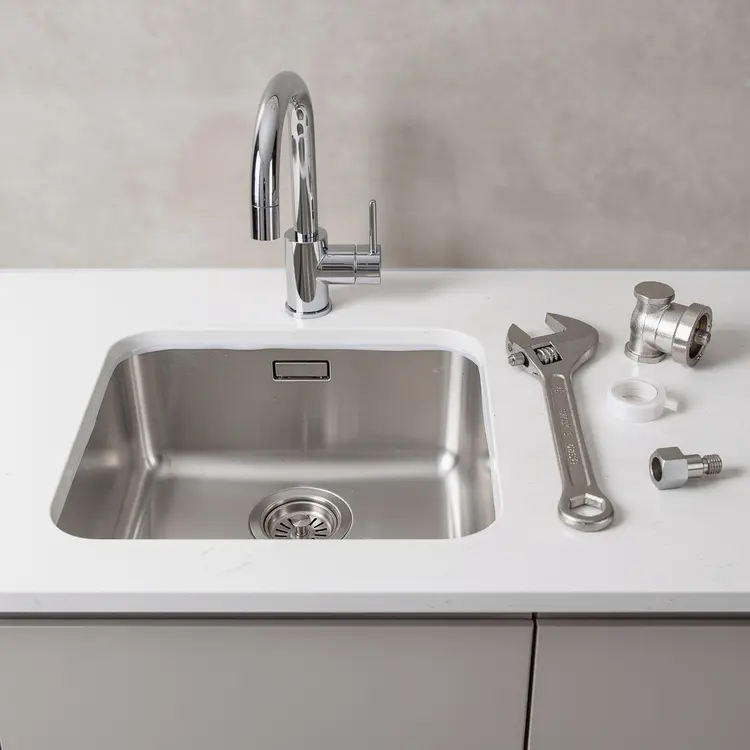 Kitchen Sink Plumbing Installation