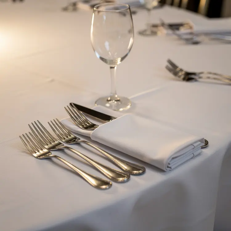 Formal Banquet Table Place Setting