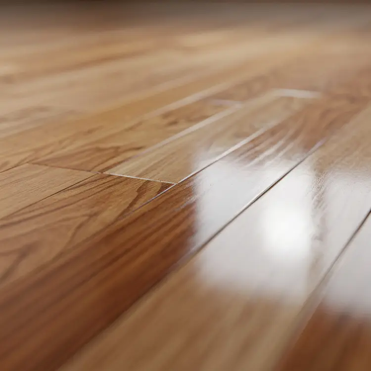Polished Hardwood Floor Surface