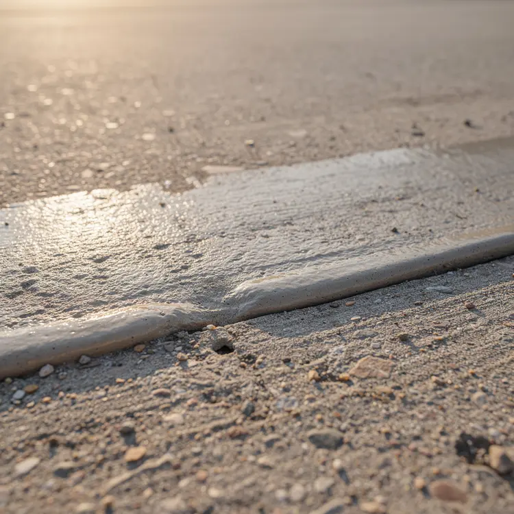 Concrete Surface Repair Close-Up