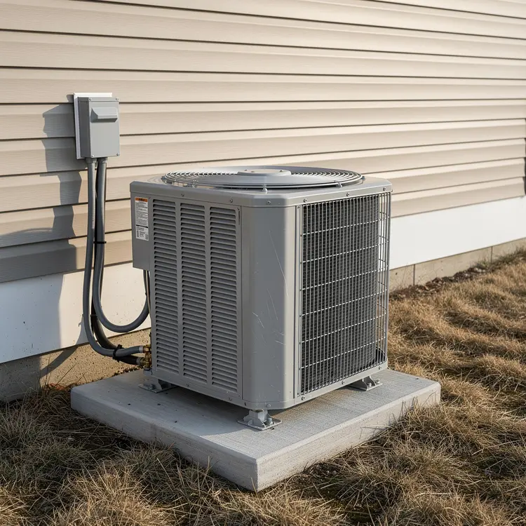 Residential Heat Pump Outdoor Condenser Unit
