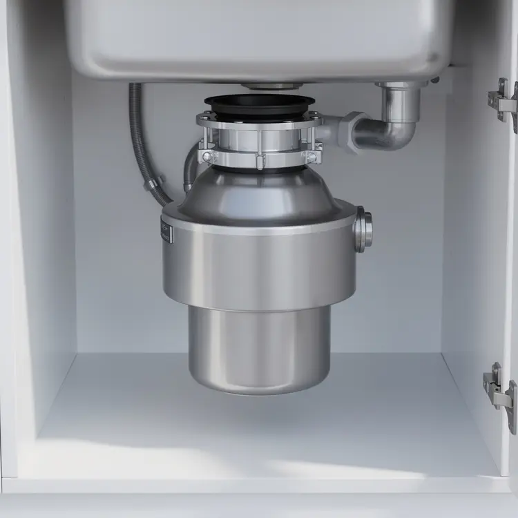 Garbage Disposal Unit Under Kitchen Sink