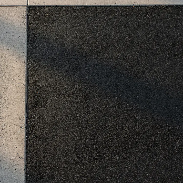 Freshly Resurfaced Asphalt Driveway