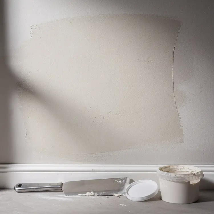 Drywall Skim Coat Patch Repair