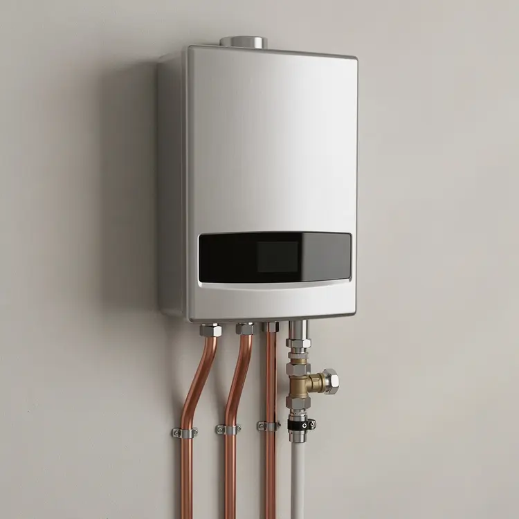 Wall-Mounted Tankless Water Heater