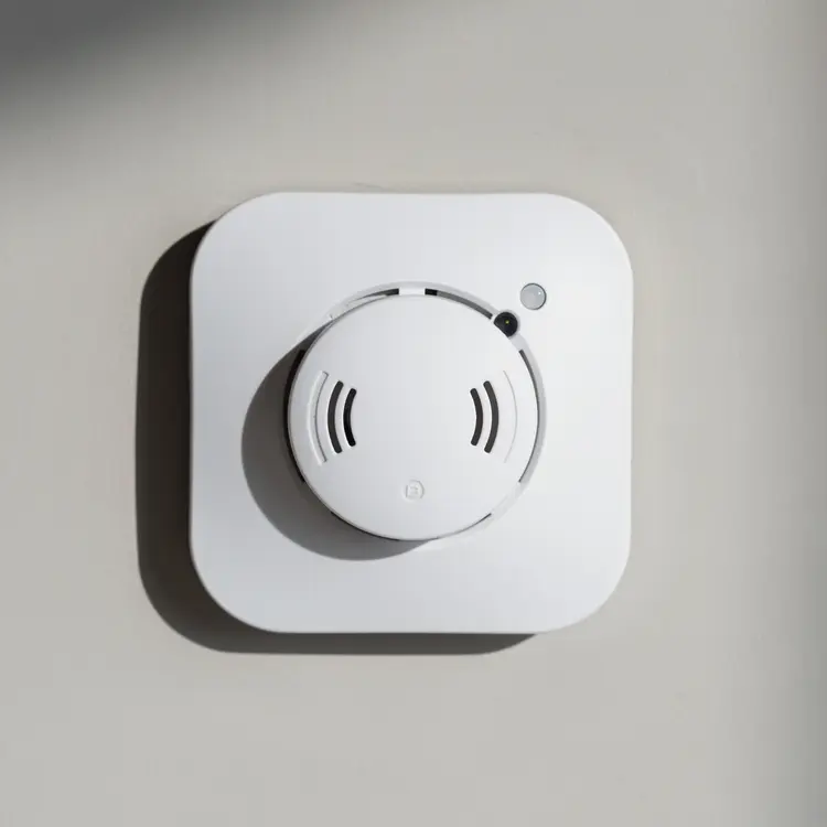 Carbon Monoxide Detector on Interior Wall