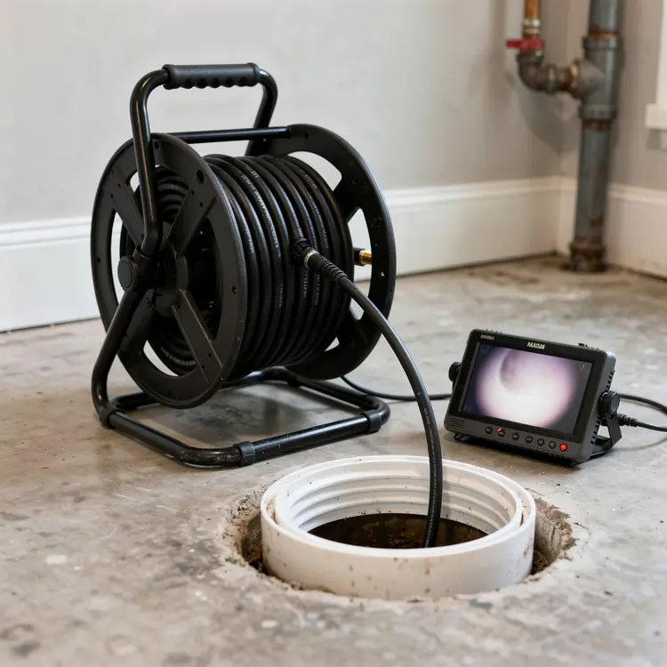 Sewer Camera Inspection Setup