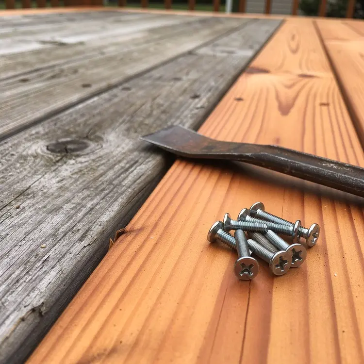 Cedar Deck Board Replacement