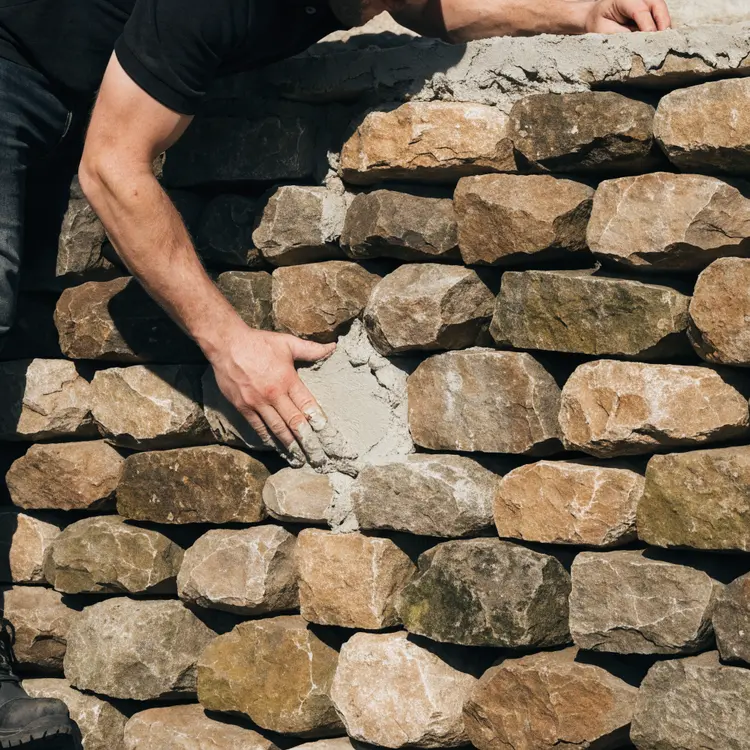 Stone Masonry Wall Construction