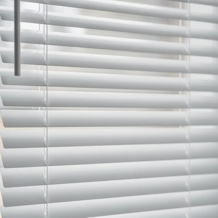 Clean White Horizontal Window Blinds