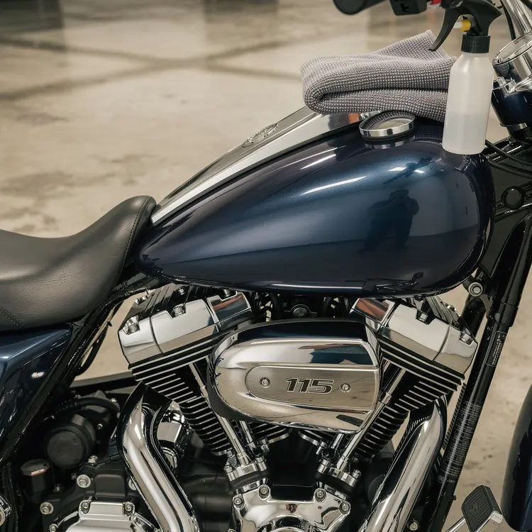 Freshly Detailed Motorcycle