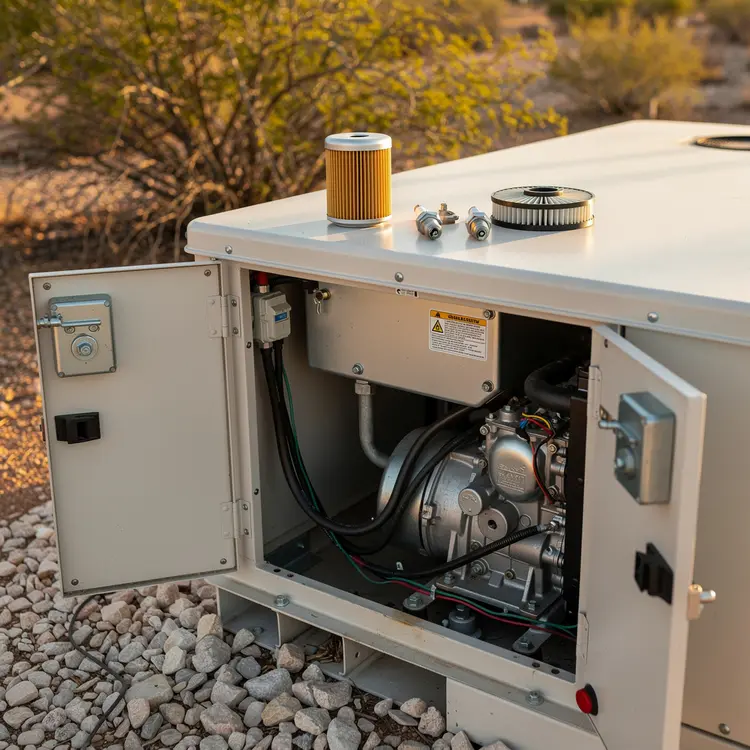 Standby Home Generator Maintenance Inspection