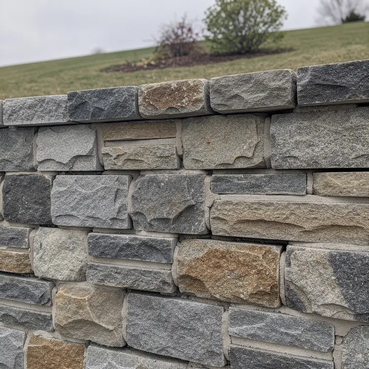 Natural Stone Retaining Wall Repair