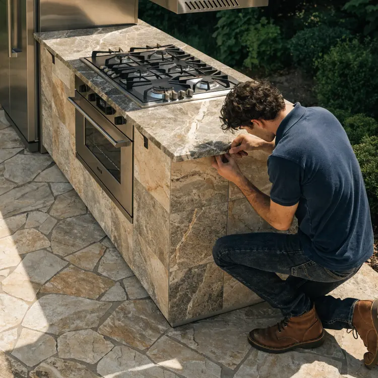 Outdoor Kitchen Installation