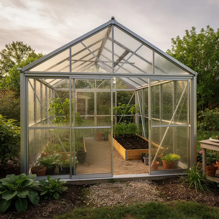 Backyard Greenhouse Construction