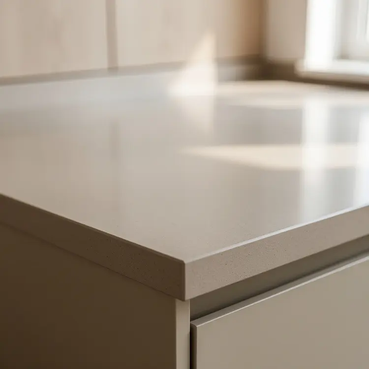 Refinished Kitchen Countertop Close-Up