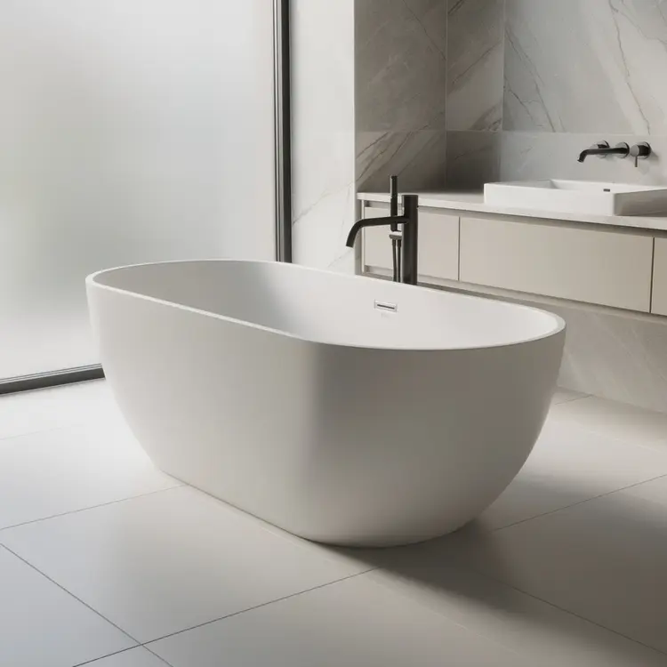 Modern Luxury Freestanding Soaking Tub Bathroom