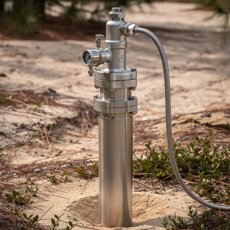 Submersible Well Pump Head Assembly