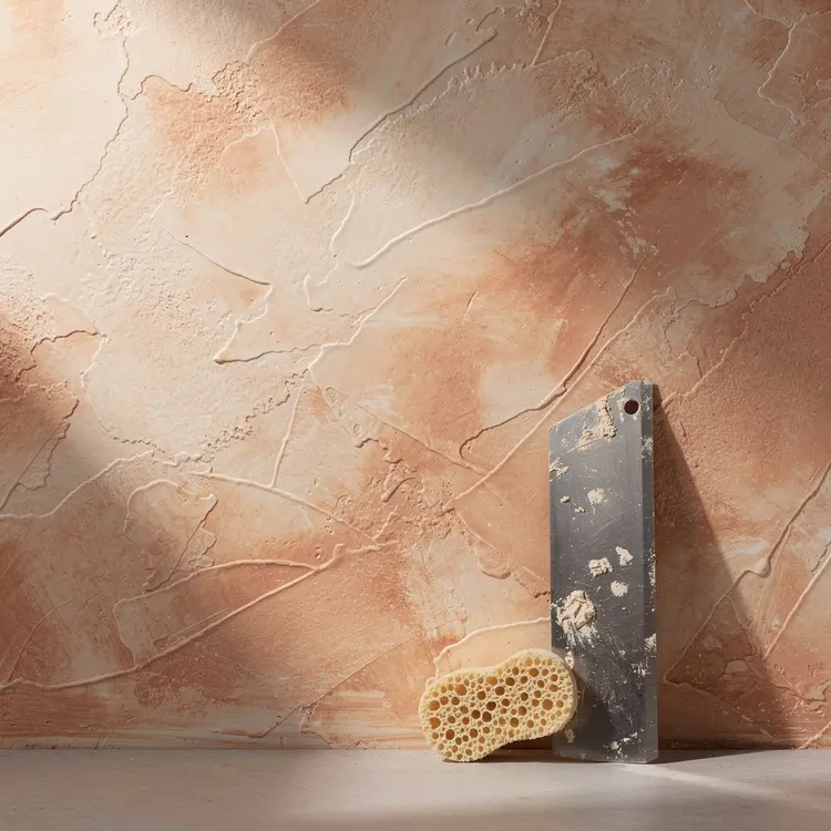Venetian Plaster Faux Finish Wall