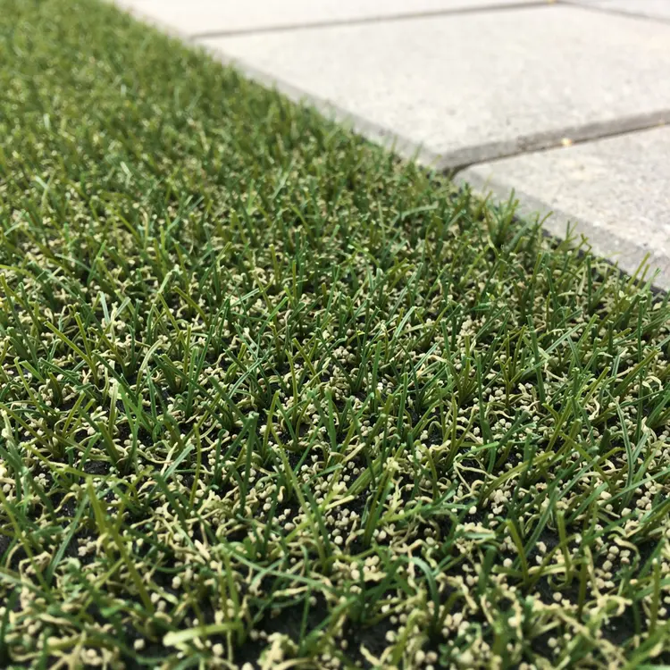 Artificial Grass Turf Installation Close-Up