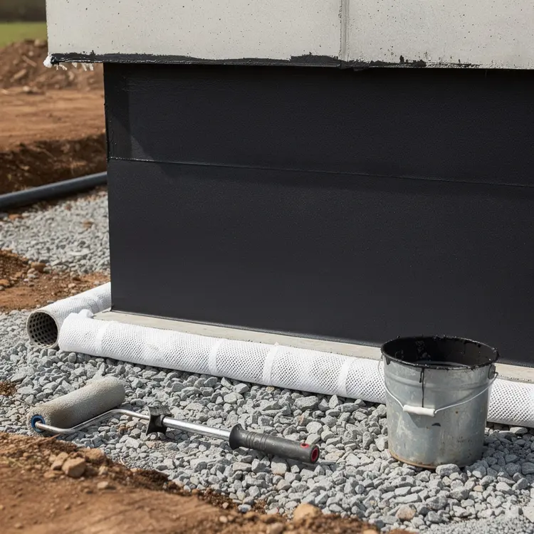 Foundation Waterproofing Application