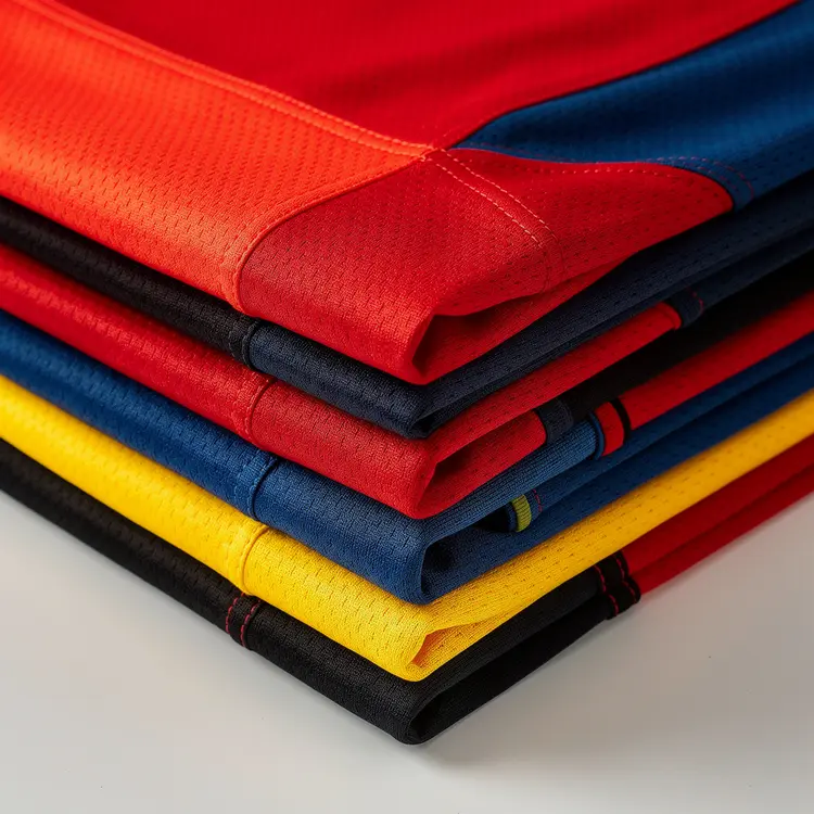 Folded Athletic Jerseys Stack